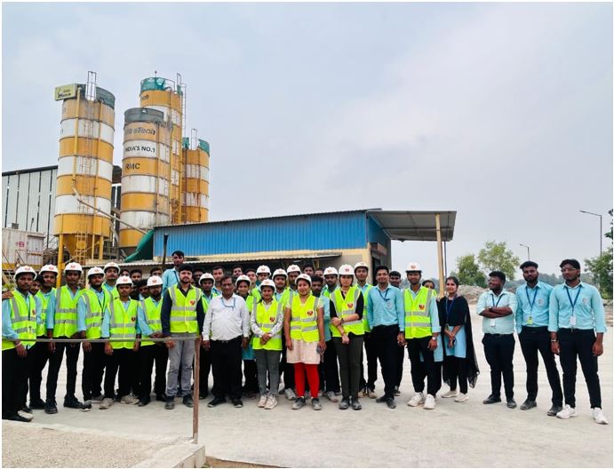 INDUSTRIAL VISIT TO RMC PLANT