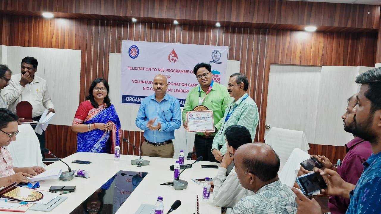 NSS unit, CVRP awarded by CHSE